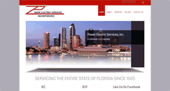 Desktop Screenshot of powerelectricservice.com